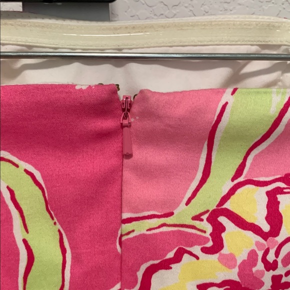 Lilly Pulitzer Blossom Pink Floral Strapless Mini Dress Size 0 - Picture 6 of 11